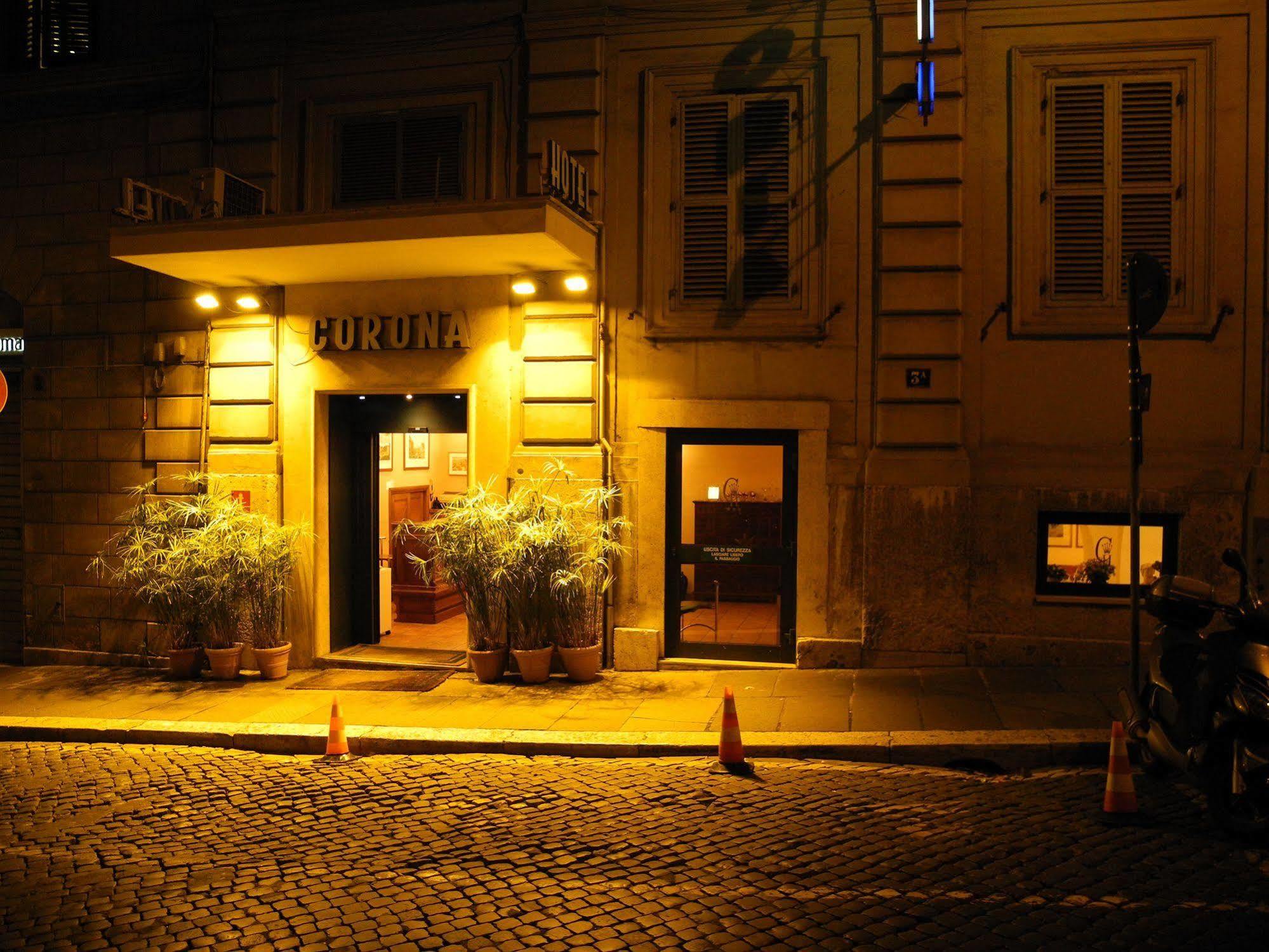 Hotel Corona Rome Bagian luar foto